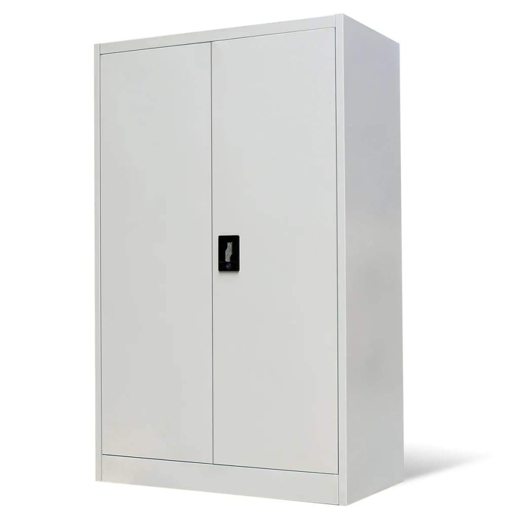 2-Door Locking Metal Storage Cabinet - 35.4