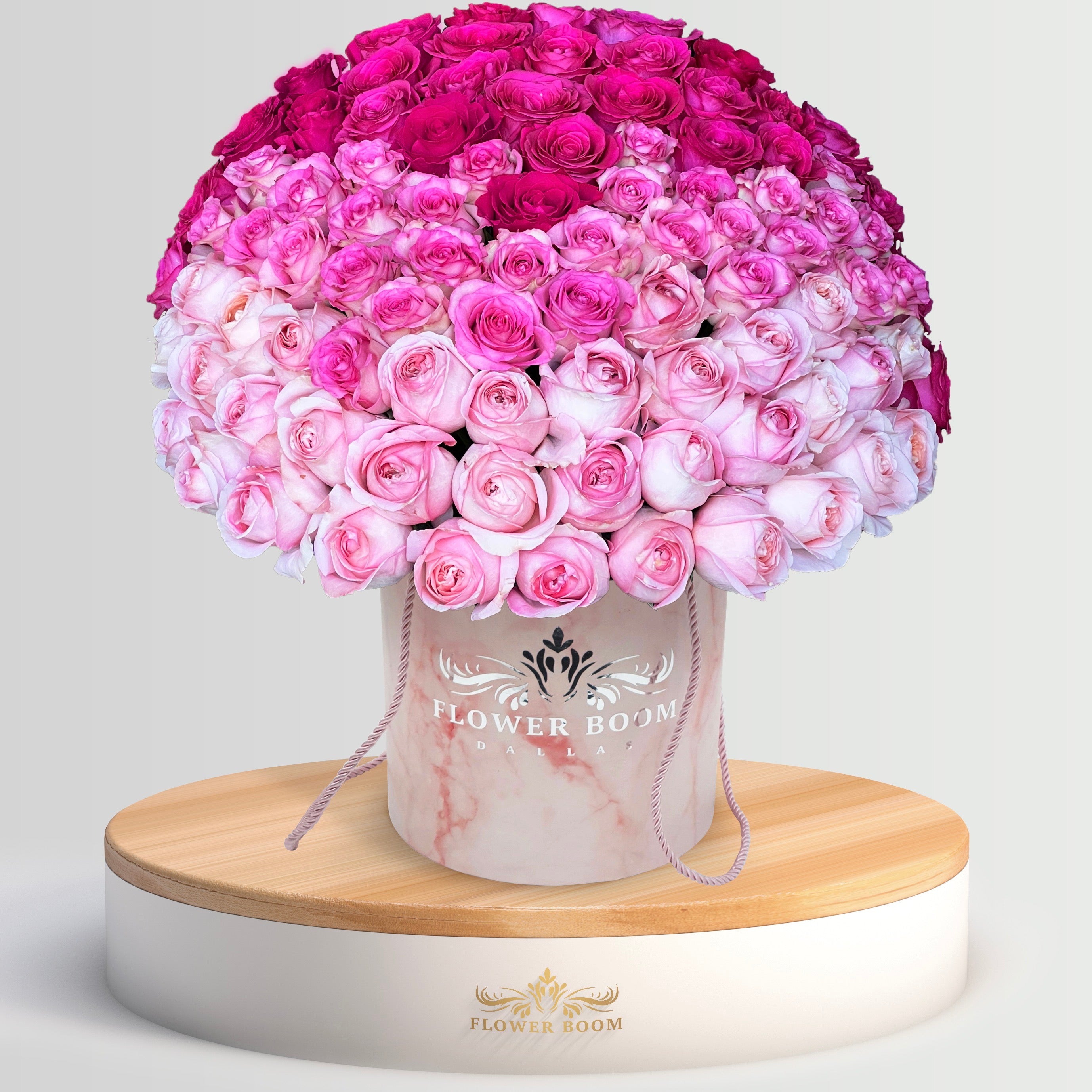 Pink Ombre Gradient Roses - Artificial Silk Flowers for Home Decor, Wedding Bouquets, and Party Centerpieces | Perfect for DIY Floral Arrangements and Gift Giving