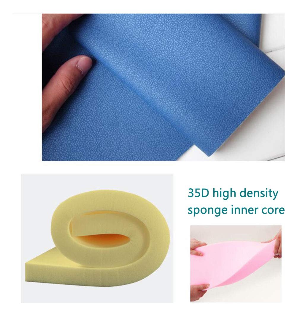 Waterproof Non-Slip Patio Chair Cushion - Indoor & Outdoor Bench Seat Cushion 35x12x2 Inches (90x30x5cm) - Shiny Gold - Perfect for Garden, Deck, Poolside & Balcony Furniture