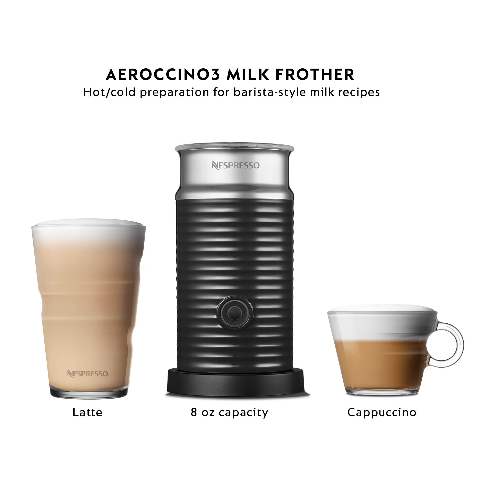 Breville Nespresso Vertuo Pop+ Coffee & Espresso Machine with Milk Frother - Aqua Mint | Perfect for Home & Office Brewing, Quick Morning Coffee & Entertaining Guests