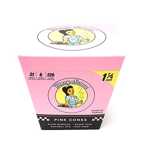 Premium Pink Pre-Rolled Cones - 50 Pack | Organic Hemp Rolling Papers for Smooth Smoking | Perfect for Herbal Blends, Tobacco & CBD | Home, Travel & Outdoor Use