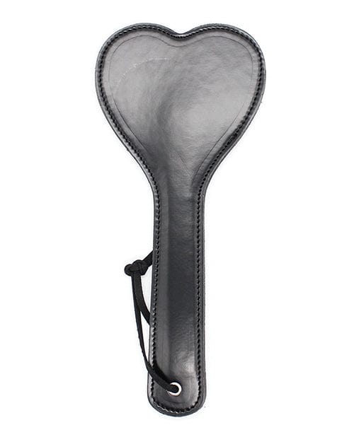 Plesur Heart Shape Paddle - Black Silicone Spanking Toy for Couples, BDSM Play, Sensual Massage & Adult Intimacy