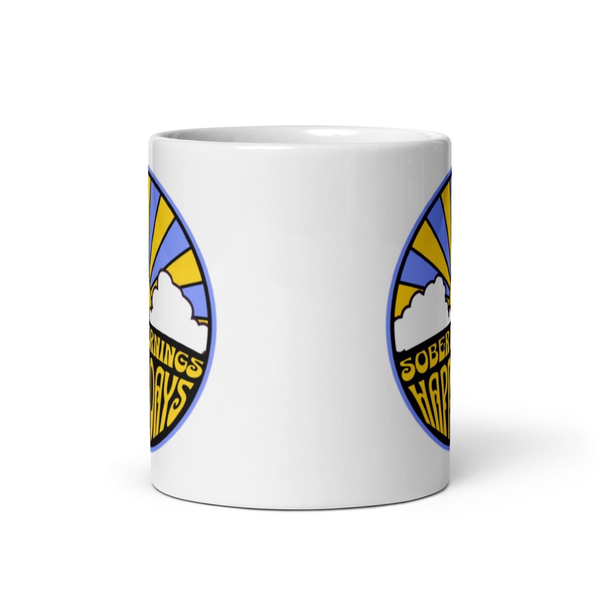 Empowering Sober Mornings Coffee Mug - Motivational Inspirational Cup for Recovery & Sobriety - Perfect for AA Meetings, Morning Coffee Rituals & Sober Living Gifts