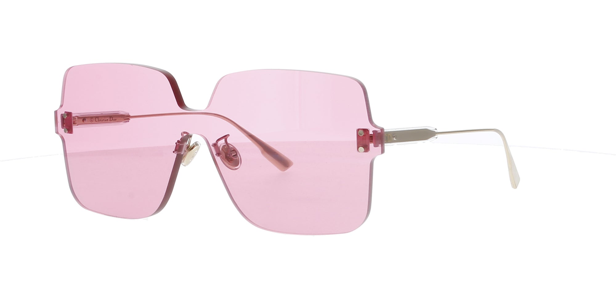 Dior Pink Color Quake 1 Sunglasses for Women - Luxury Designer Fashion Shades with UV Protection - Perfect for Summer, Beach & Outdoor Activities