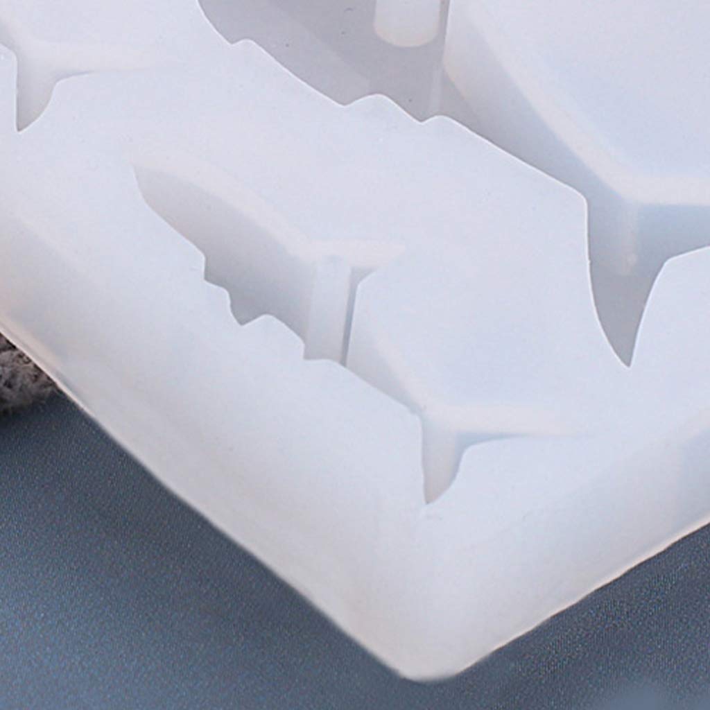 Premium Silicone Shark Resin Mold for DIY Epoxy Crystal Casting - Handmade Craft Decorations & Art Making Tools - Perfect for Jewelry, Keychains, and Home Decor Projects