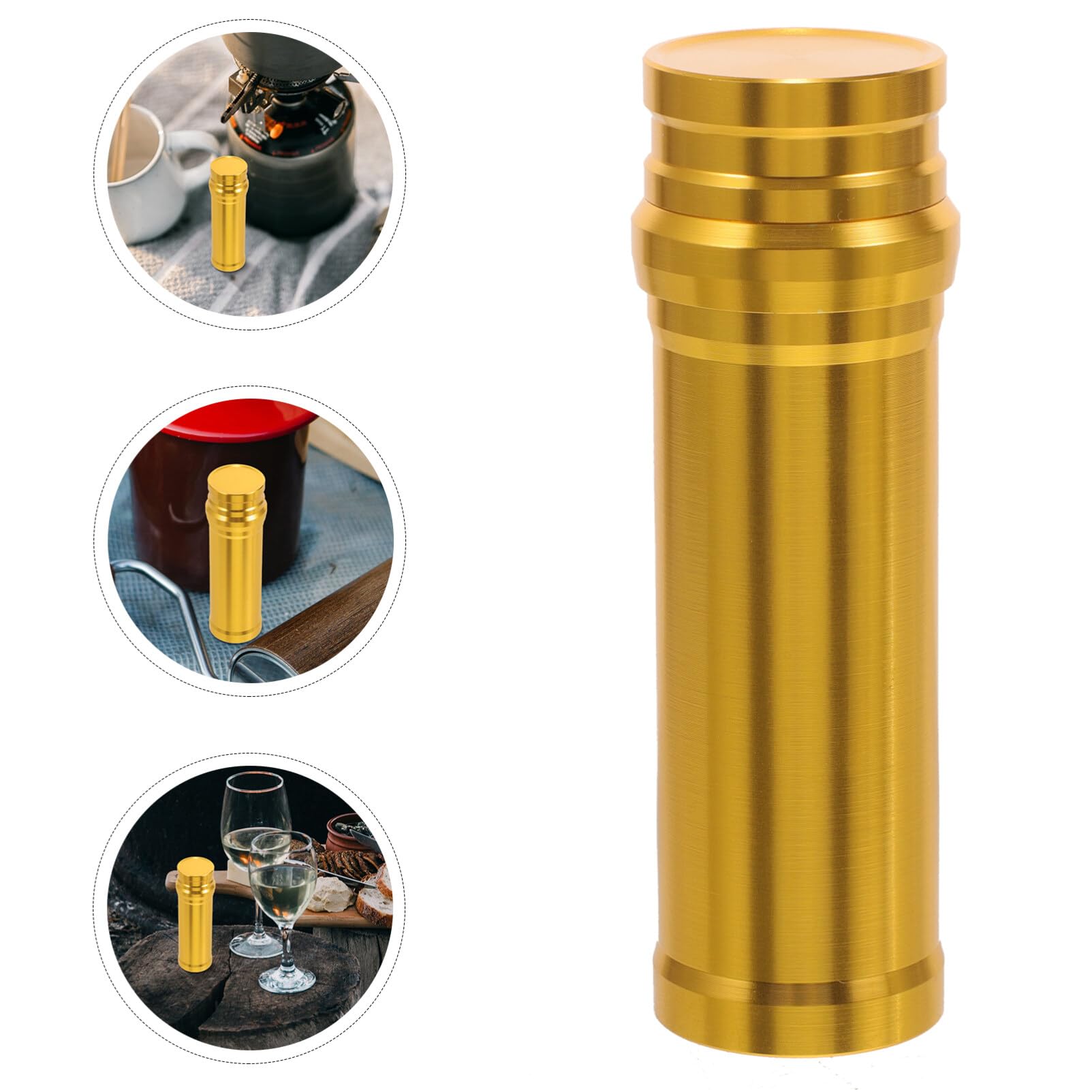 Portable Mini Alcohol Lamp Heater - Aluminum Alloy Wick Alcohol Burner for Camping, Outdoor Heating & Emergency Use | Compact Alcohol Stove for Backpacking, Survival Kits & Science Experiments