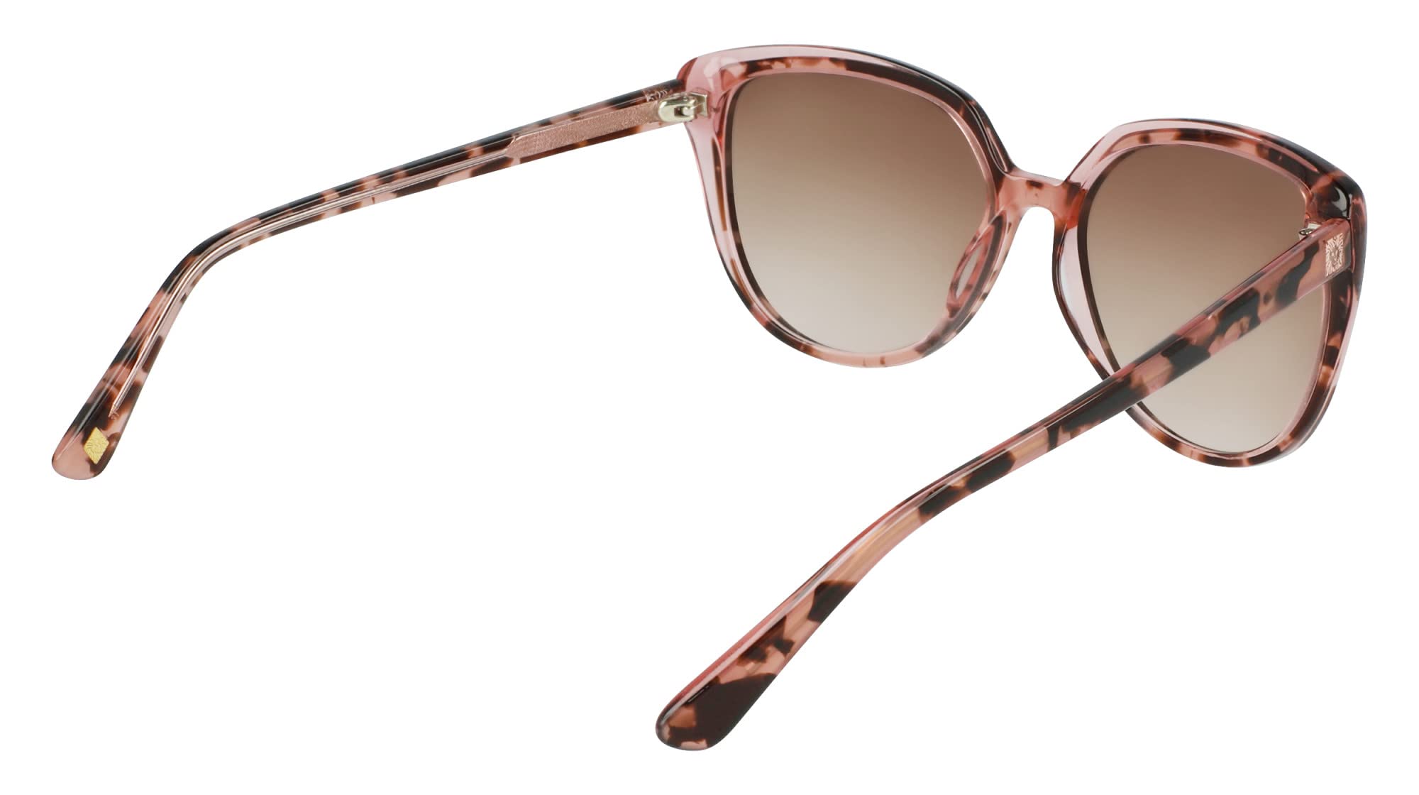 Anne Klein Women's AK7077 Rectangular Sunglasses - UV Protection, Polarized Lenses, Lightweight Frame - Perfect for Driving, Beach & Outdoor Activities