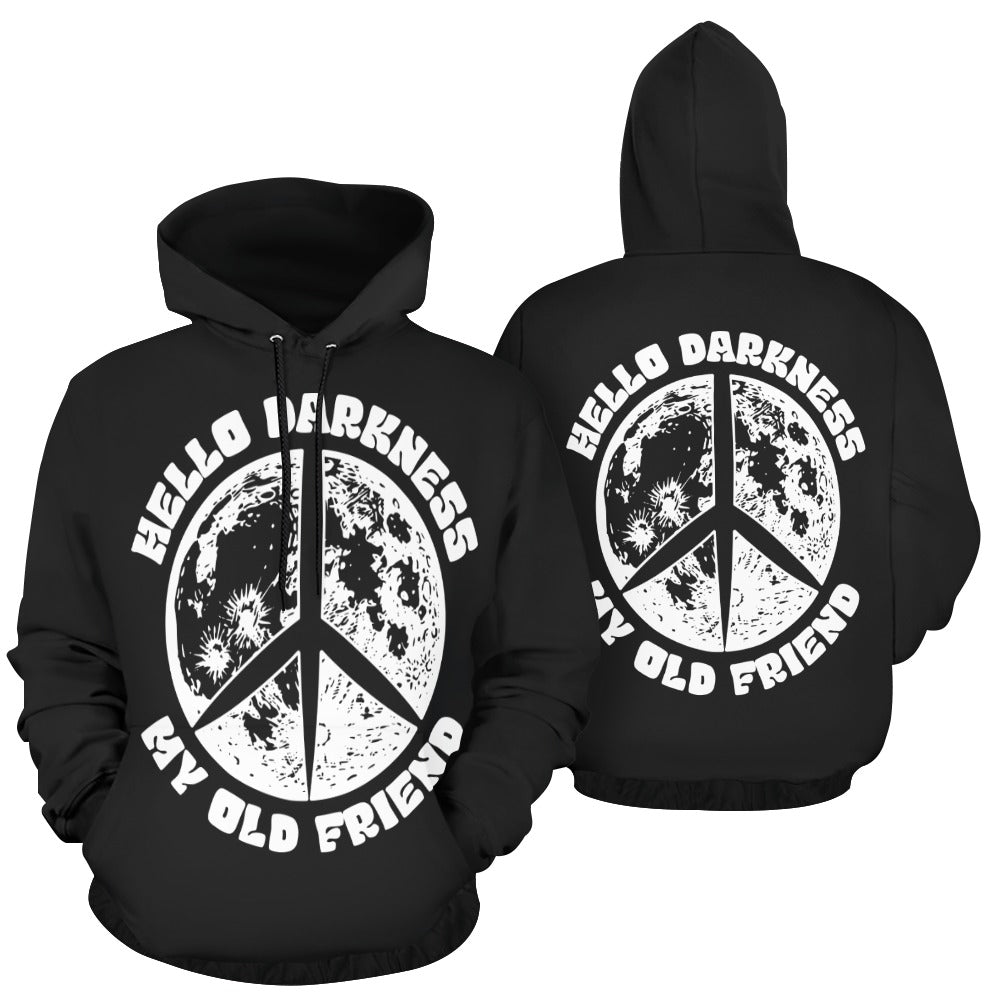Hello Darkness My Old Friend Hoodie - Vintage Retro Pullover Sweatshirt for Men & Women | Cozy Casual Wear for Fall, Winter & Street Fashion