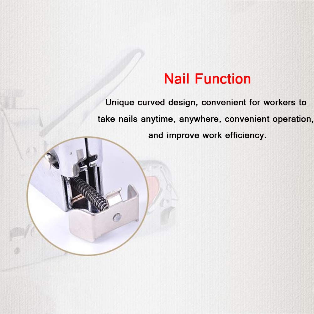 Heavy Duty Manual Staple Gun Kit - 3-in-1 Steel Tacker Tool for Upholstery, Carpentry & Home Decor with 3000 Staples (19×16.2×2.8cm) - Perfect for Furniture Repair, DIY Projects & Crafting