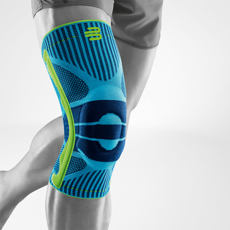 Bauerfeind Sports Knee Support Brace - Breathable & Adjustable for Running, Basketball & Workout - Knee Pain Relief & Injury Recovery (Black)