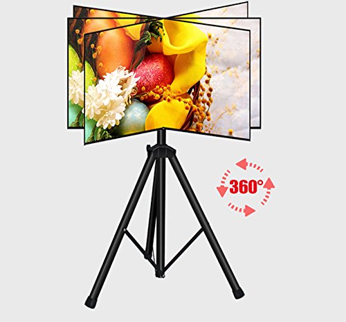 TECHTONGDA Adjustable Flat Panel Monitor Mount Stand with Foldable Tripod - Compatible with 14-44 Inch Screens, TVs & Displays - Perfect for Home Office, Gaming Setup & Conference Room Displays