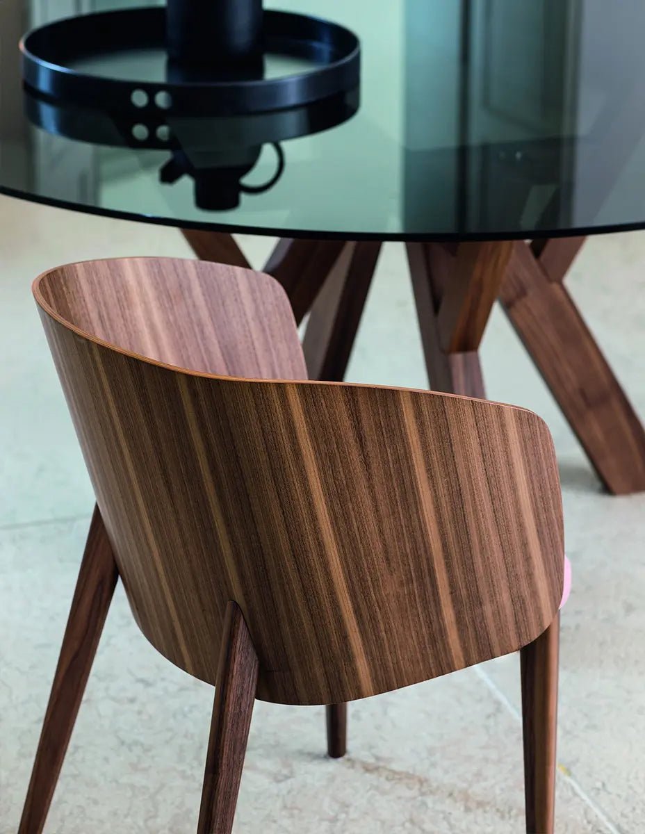 Bross Shell Armchair - Modern Lounge Chair for Living Room, Bedroom & Office - Comfortable & Stylish Seating Furniture