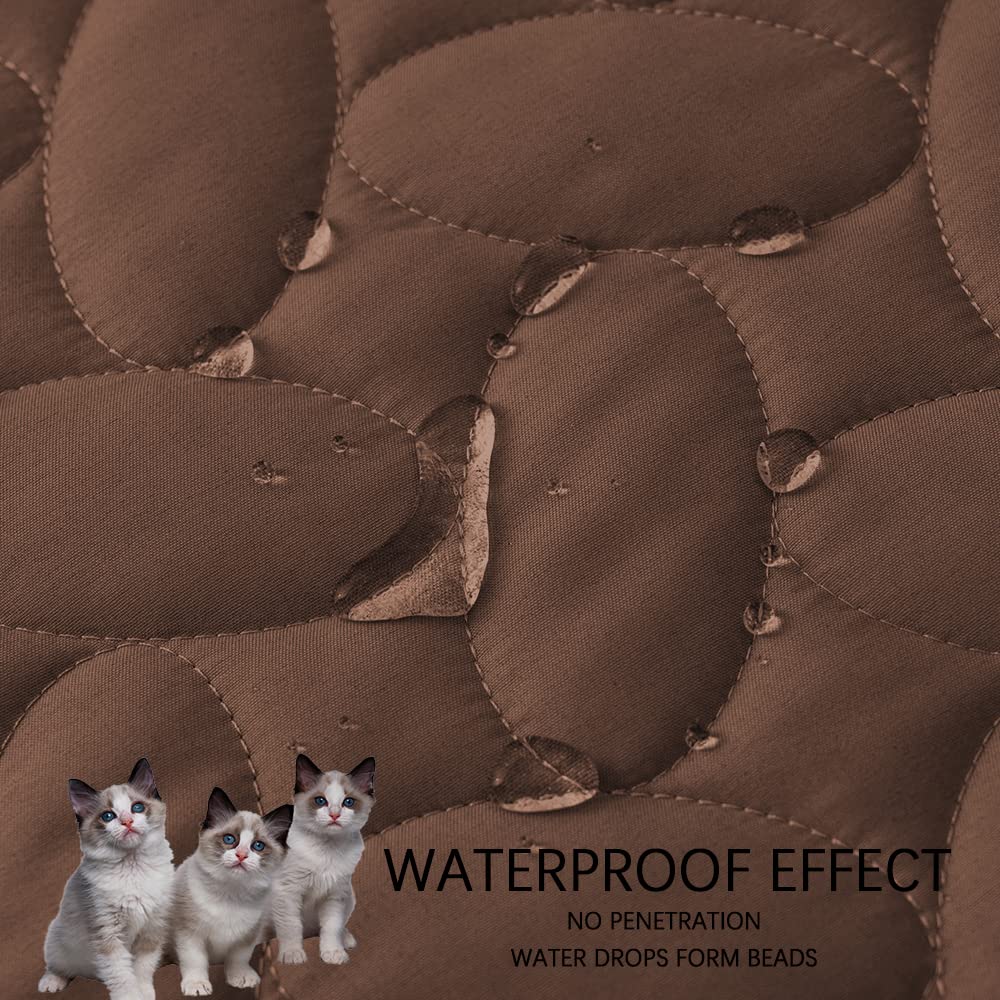 Ameritex Waterproof Pet Bed Cover - Soft Dog Blanket for Sofa, Couch & Furniture Protector - New Pattern Design - Perfect for Pets, Home & Travel Use