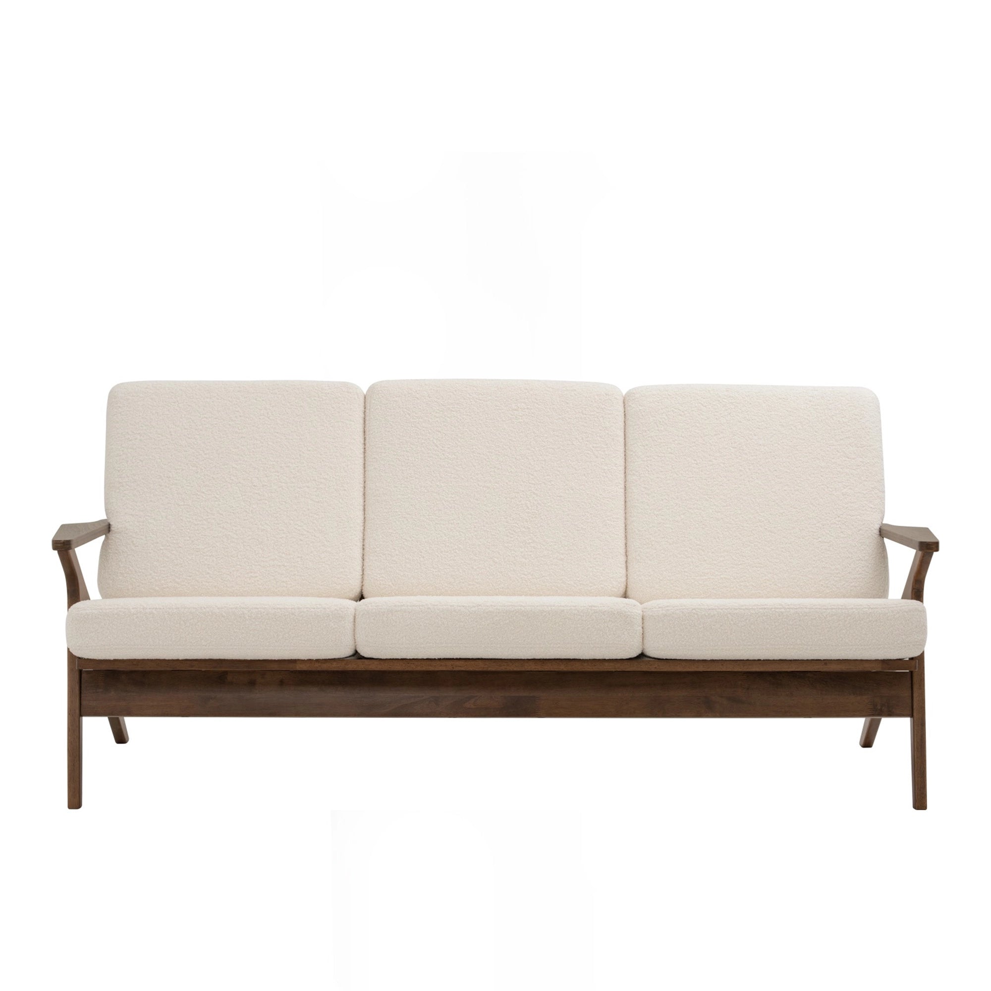 Modern Niko 3-Seater Sofa - Comfortable Fabric Couch for Living Room, Lounge & Family Gatherings