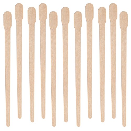 Diane DEE012 100-Pack Wooden Applicator Sticks for Crafts, Makeup, Nail Art & Medical Use - Natural Wood Cotton Swabs for DIY Projects, Beauty Application & First Aid