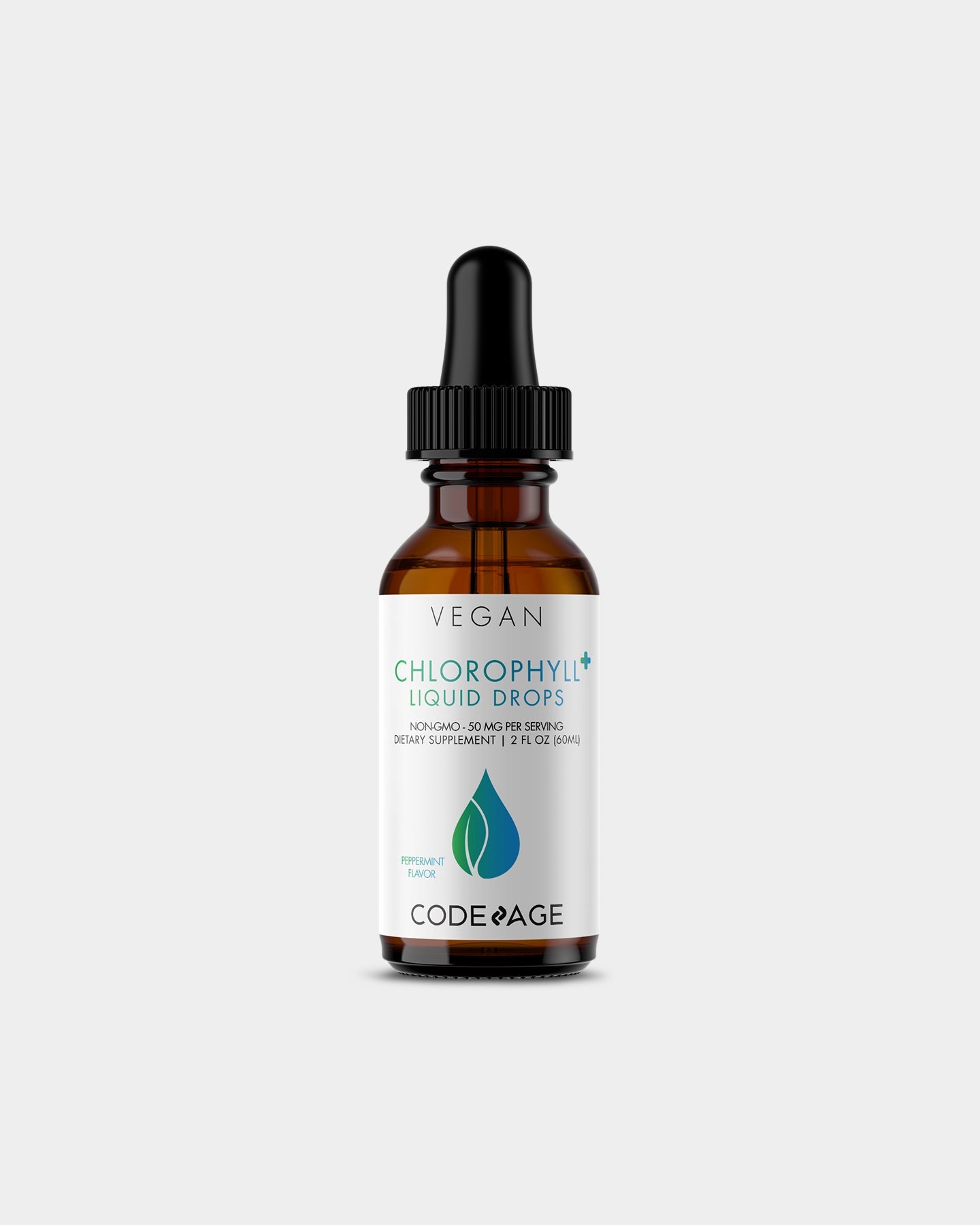 Codeage Vegan Chlorophyll Liquid Drops Supplement - Natural Detox & Energy Boost | Supports Skin Health & Immune System | Perfect for Daily Wellness Routine & Detox Programs