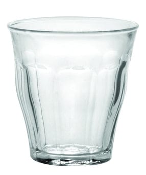 Duralex Le Picardie® Clear Glass Tumbler Set of 4 - 8oz/12oz/16oz Drinking Glasses for Juice, Iced Coffee & Cocktails - Durable French Made Tumblers for Home, Restaurant & Outdoor Use