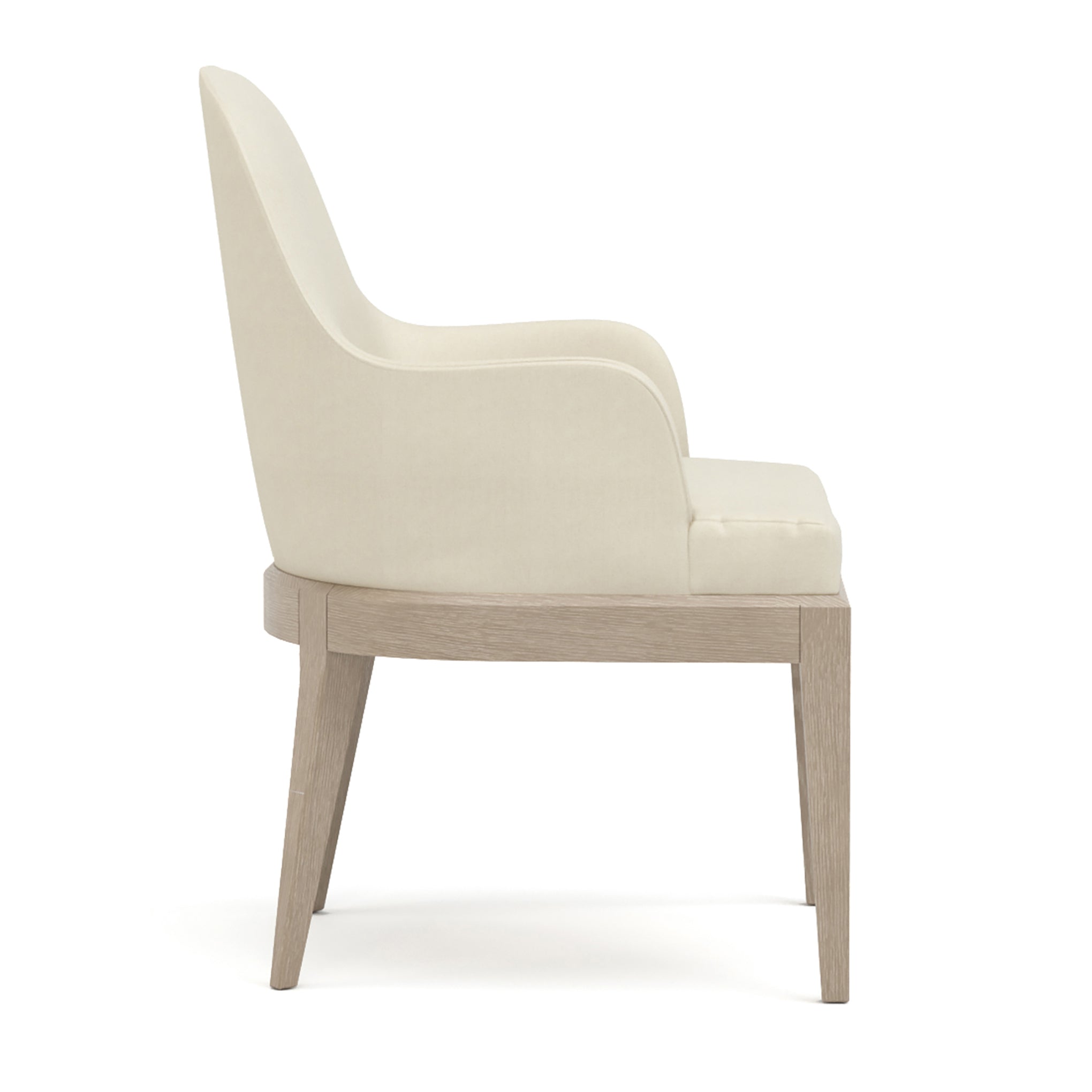 Maidstone Upholstered Arm Chair - Comfortable Living Room Accent Chair for Home Office, Lounge & Reading Nook - Modern Fabric Armchair with Solid Wood Legs