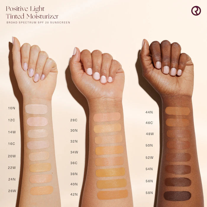 Rare Beauty Positive Light Tinted Moisturizer with SPF 20 - Hydrating Base Makeup for Daily Wear & Natural Glow | Perfect for Work, School & Everyday Use