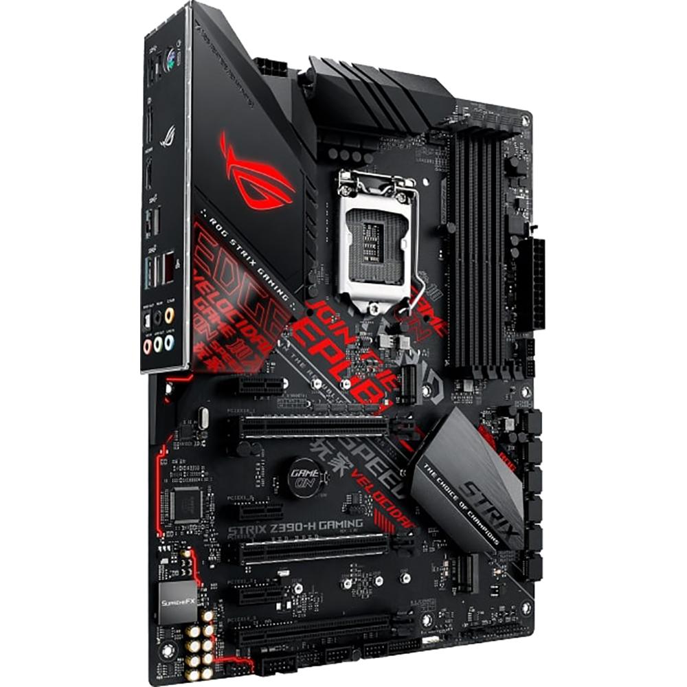 ASUS ROG STRIX Z390-H Gaming Motherboard - Intel LGA 1151, ATX Form Factor, DDR4, Dual M.2, USB 3.1 Gen2 - Perfect for PC Gaming & High Performance Computing