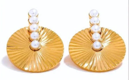 Lauren Kenzie Zoey Earrings - Elegant Gold Hoop Earrings for Women, Trendy & Lightweight Dangle Earrings | Perfect for Parties, Weddings & Everyday Wear
