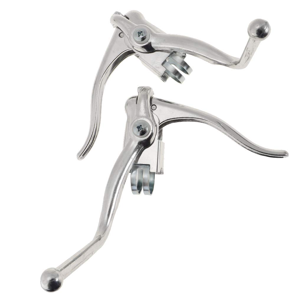 Vintage Road Bike Brake Levers - 1 Pair 22.2mm Dual Safety Handbrakes for Mountain Bike, Road Bike & Folding Bike | Perfect for Commuting, Trail Riding & Urban Cycling