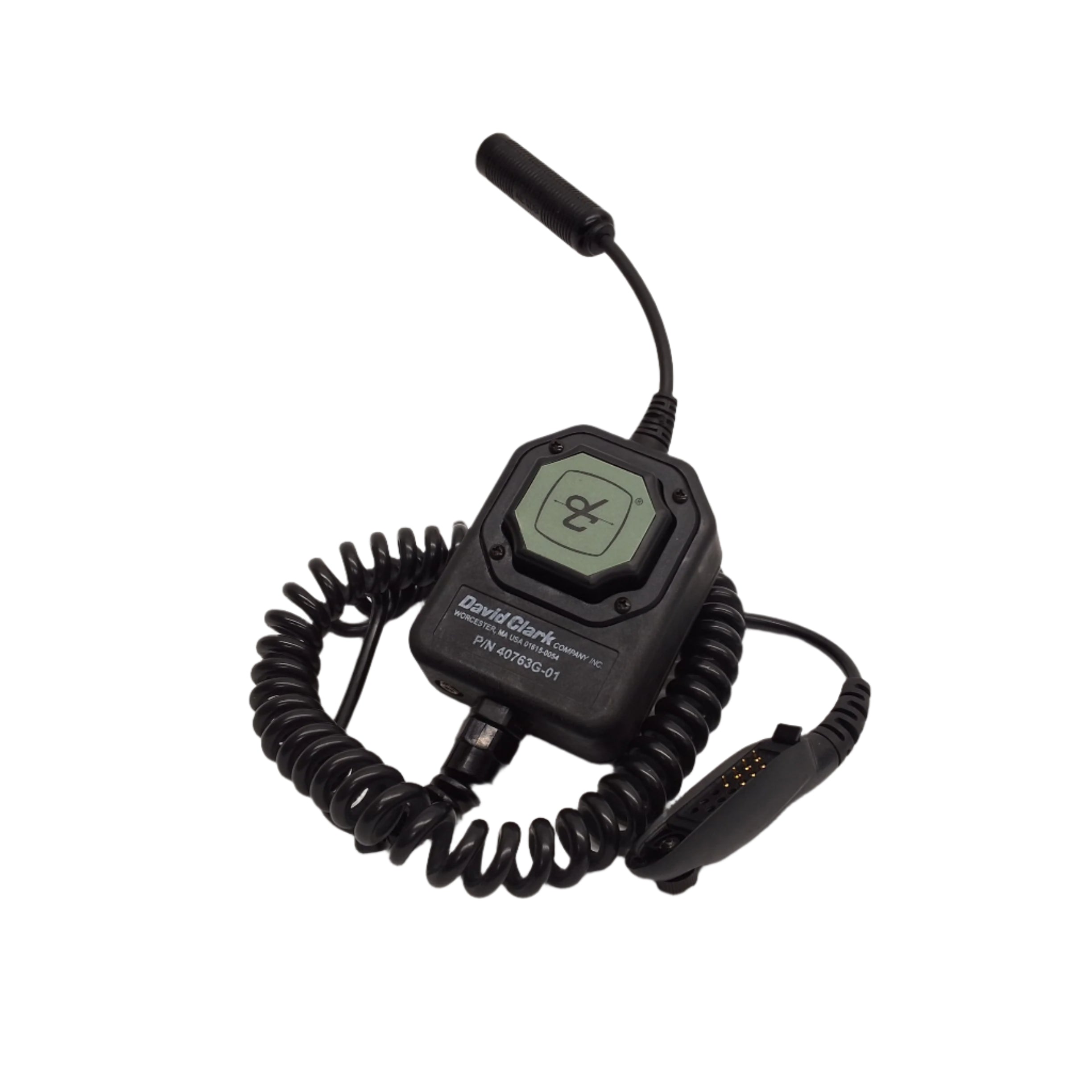 David Clark 40763G-01 Aviation Headset Microphone - High-Quality Replacement Mic for Pilots & Flight Crew - Perfect for Commercial & Private Aircraft Use