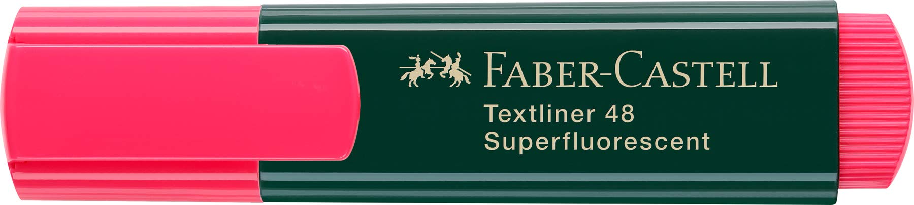 Faber Castell Textliner Highlighter Pen - Vibrant Red Ink for Books, Notes & Study Materials | Perfect for Students, Office & School Supplies