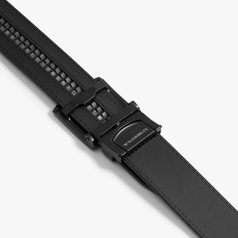 Stylish Wide Black Leather Belt for Men & Women - Adjustable Waistband Fashion Accessory - Perfect for Casual, Office & Formal Outfits