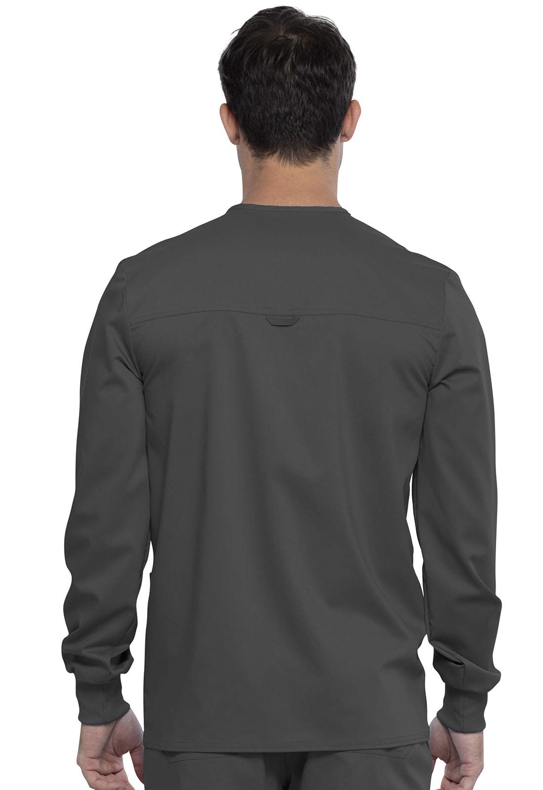 Cherokee Men's Warm Up Scrubs Jacket - Snap Front Workwear WW380 for Medical Professionals & Nurses - Perfect for Hospitals & Clinics