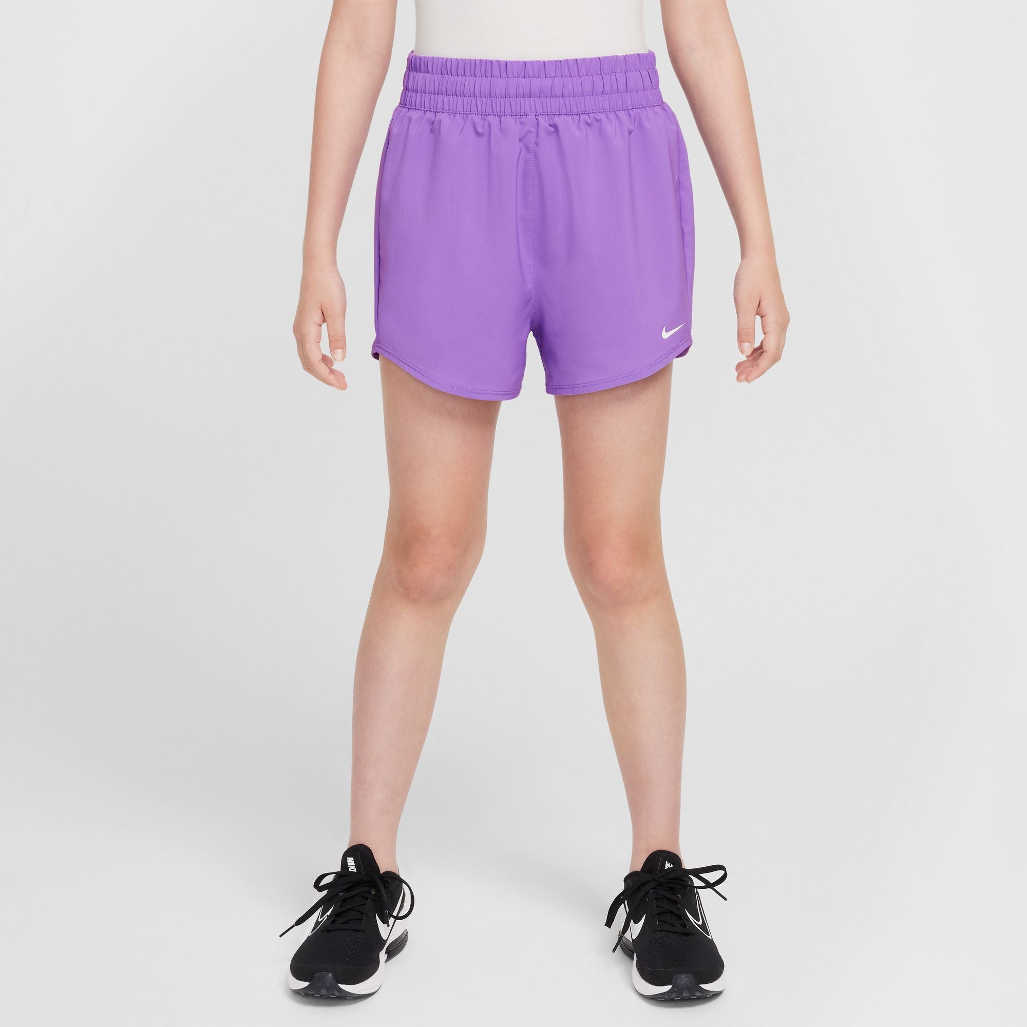 Nike Girls' Dri-FIT High Waisted Woven Shorts - Moisture-Wicking Athletic Shorts for Running, Yoga & Gym Workouts