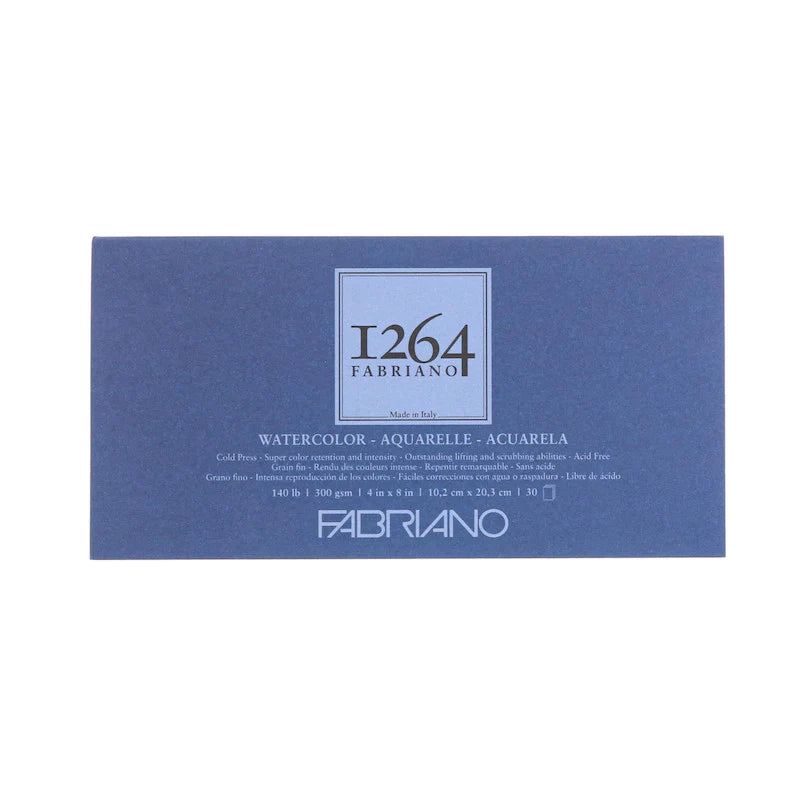 Fabrico 1264 Watercolor Paper - Premium Aquarelle Paper for Artists, Sketching & Painting - Perfect for Watercolor, Gouache & Ink Art Projects