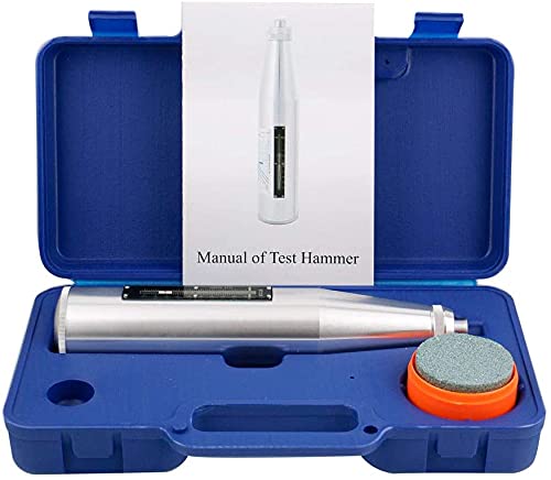 HT-225 Digital Concrete Test Hammer - Rebound Hammer with High Aluminum Shell, 10-60MPa Range for Strength Testing | Perfect for Construction, Civil Engineering & Quality Control Inspections