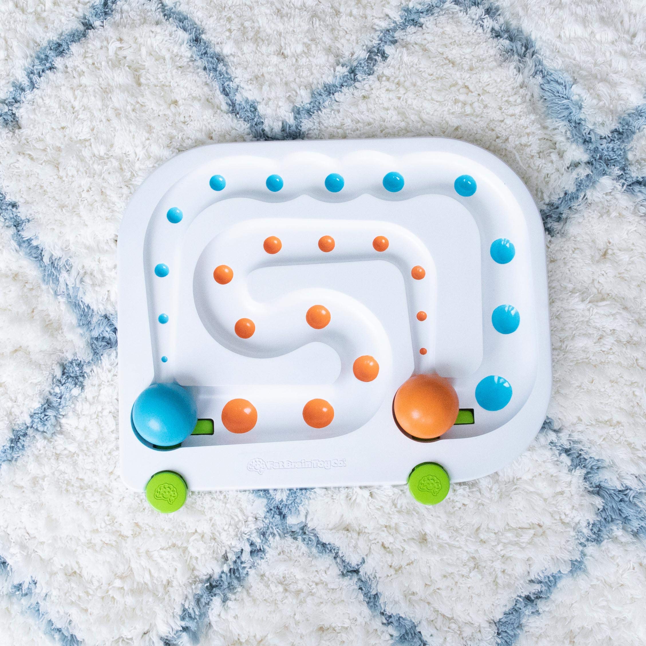 Fat Brain Toys 50130 Colorful Marble Run Set - STEM Educational Building Toy for Kids Ages 4+ | Perfect for Indoor Play, Birthday Gifts & Classroom Activities