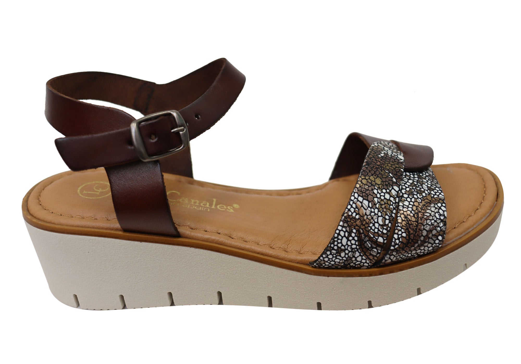 Ellie Women's Comfortable Leather Sandals - Handmade in Spain - Perfect for Summer, Beach & Casual Outings