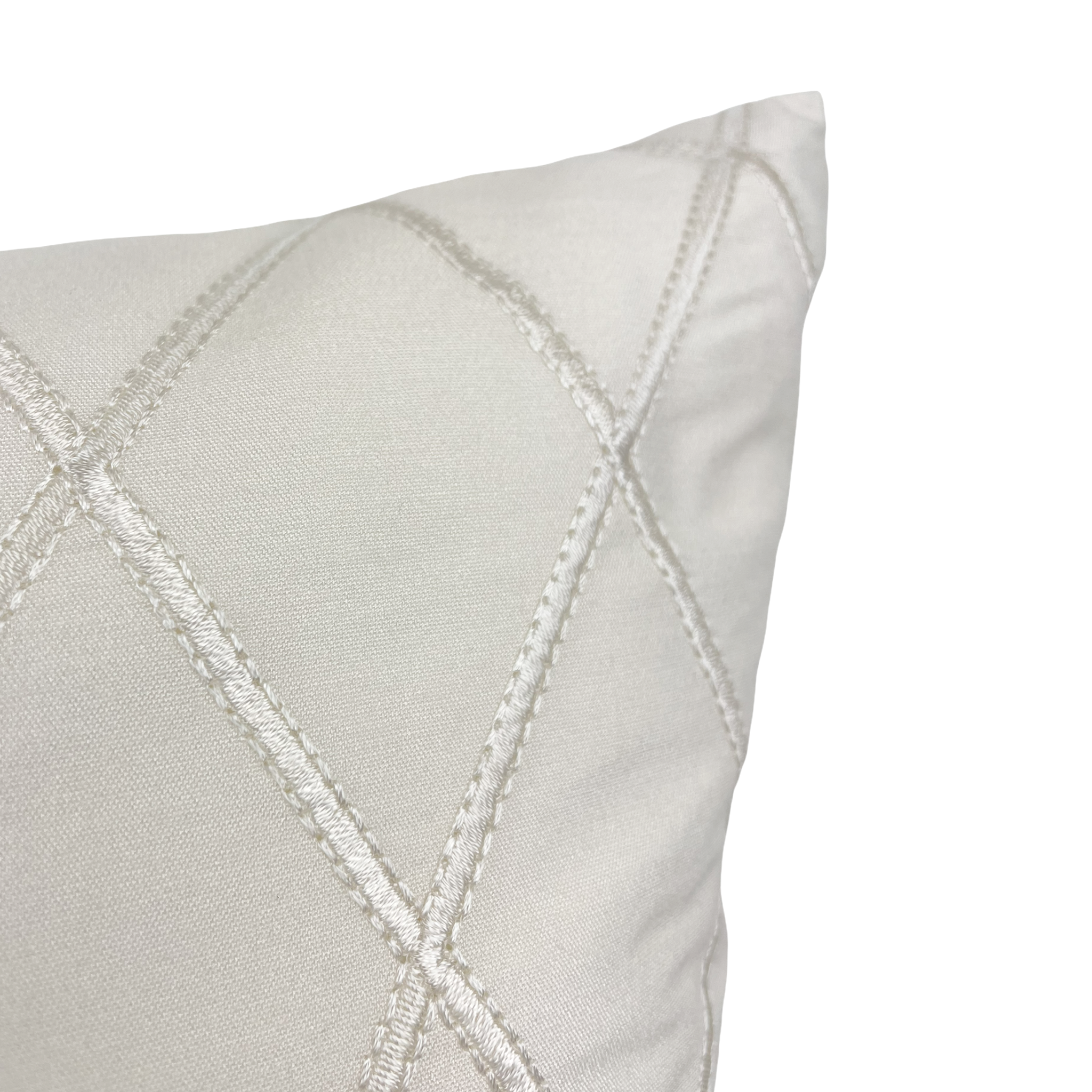 Dixon White Sand Throw Pillow 20x20 Inches - Soft Decorative Cushion for Sofa, Bed & Home Decor - Perfect for Living Room, Bedroom & Dorm Styling