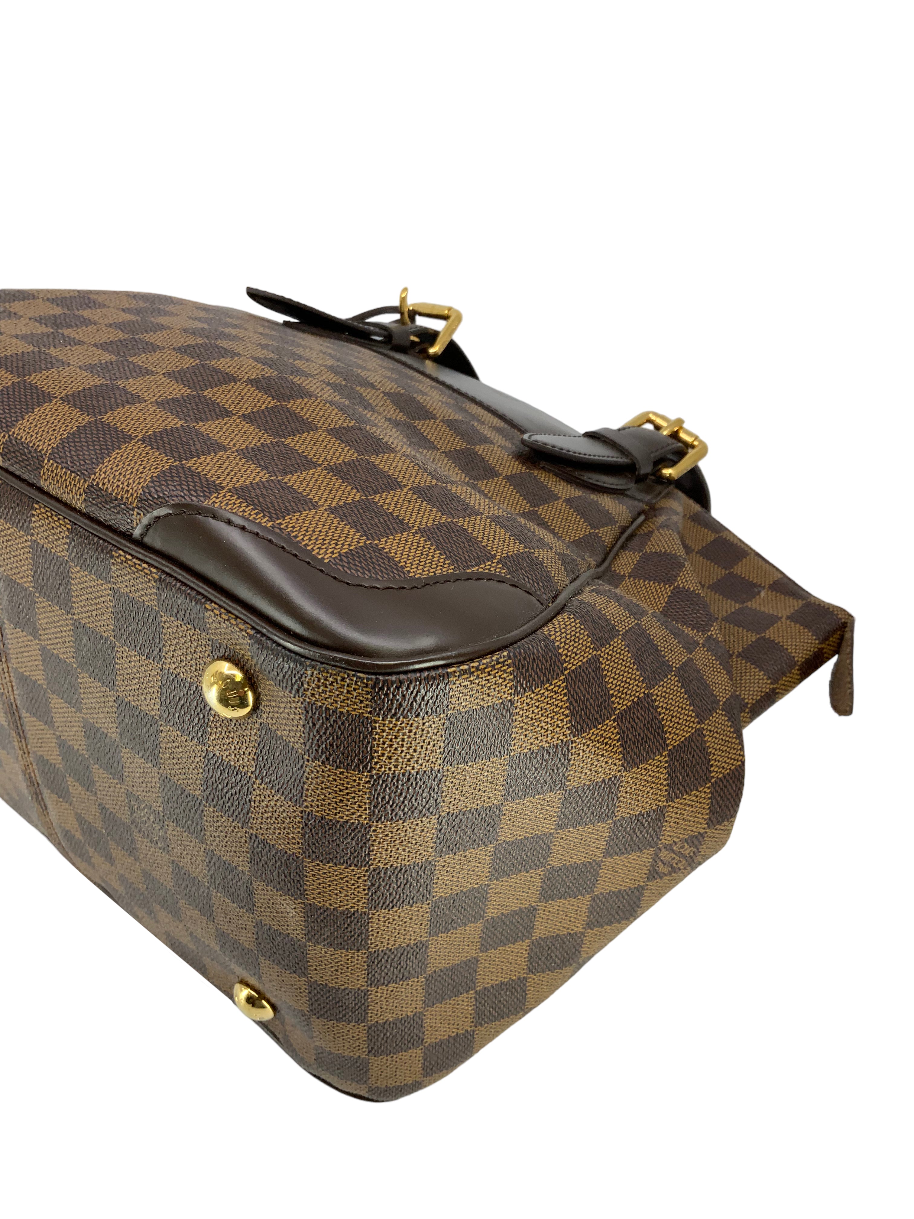 Authentic Louis Vuitton Damier Ebene Verona MM Shoulder Bag - Luxury Designer Handbag for Women | Perfect for Work, Travel & Everyday Use