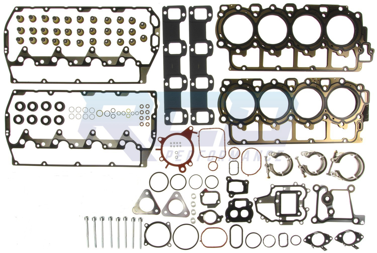 Mahle 6.7L Diesel Engine Head Gasket Set - Compatible with Ford Powerstroke (Excludes Fuel Lines) | Perfect for Engine Rebuilds & Repairs
