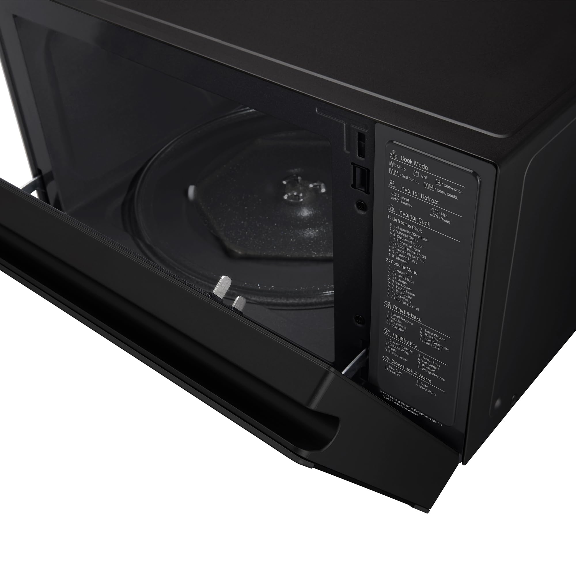 **LG MJ3965ACS 4-in-1 Smart Inverter Microwave Oven - 39L Capacity, 1850W Convection, 950W Grill, 1100W Microwave - Black | Perfect for Baking, Grilling & Reheating in Modern Kitchens**