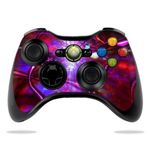 Protective Vinyl Skin Decal for Microsoft Xbox 360 Controller - Custom Wrap Sticker Skins in Crimson Trip Design | Perfect for Gaming Protection & Personalization