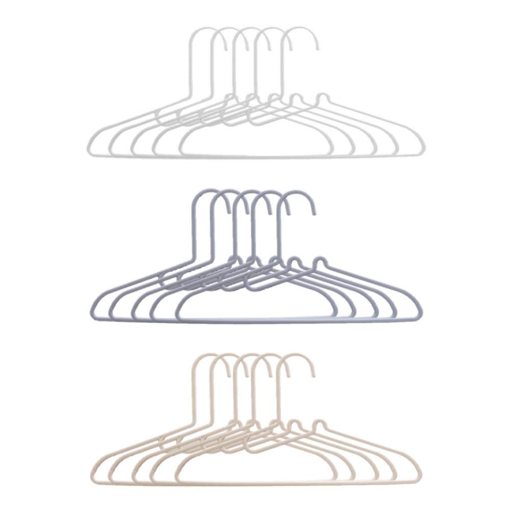 15 Pack Lightweight Plastic Clothes Hangers - Multi-Purpose Windproof Coat & Suit Hangers for Closet Organization, Travel & Laundry - Space Saving Durable Wardrobe Essentials