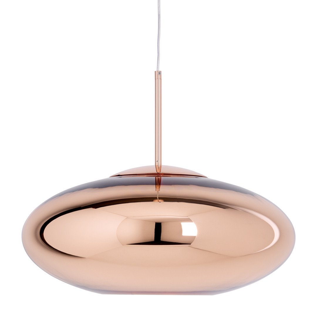 Vintage Copper LED Pendant Light - Industrial Style Hanging Fixture for Kitchen Island, Dining Room & Bar Lighting | Dimmable Edison Bulb Chandelier