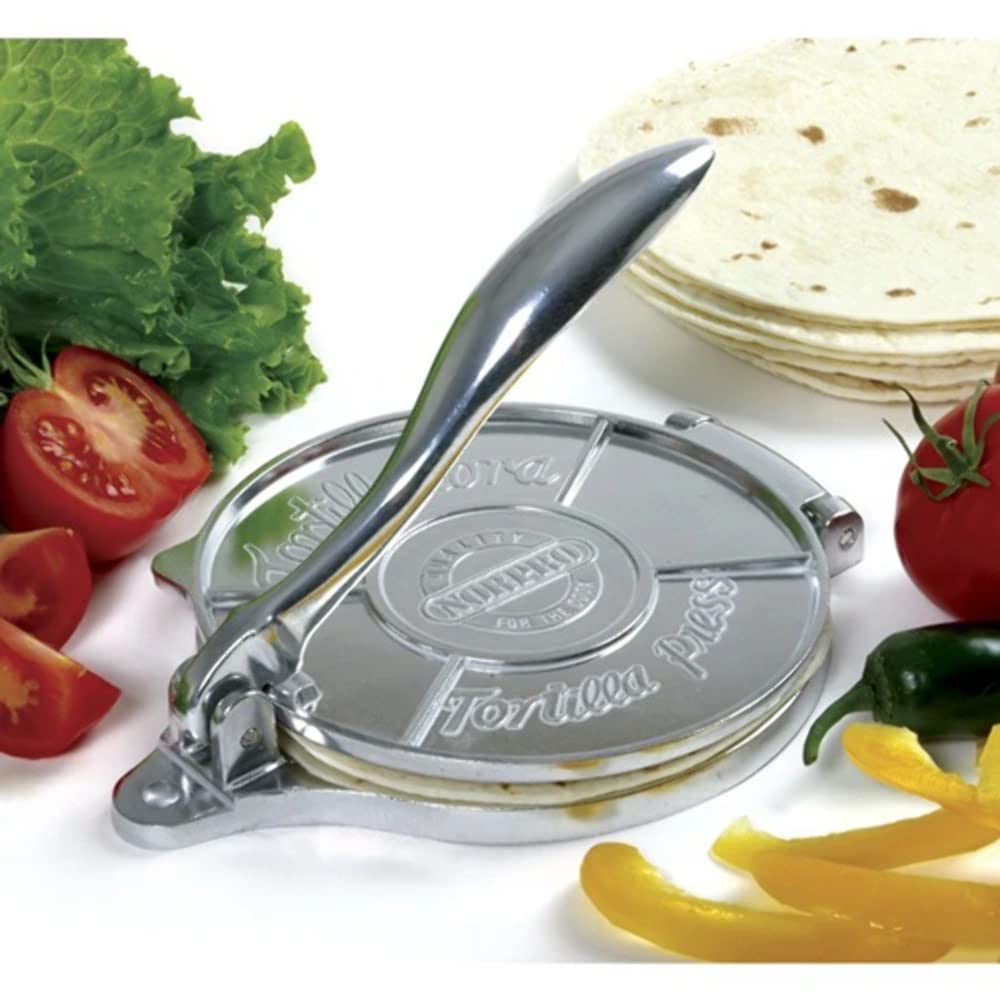 Norpro 6-Inch Non-Stick Tortilla Maker - Perfect for Homemade Flour Tortillas, Wraps, Flatbreads & Quesadillas (Kitchen & Party Essential)