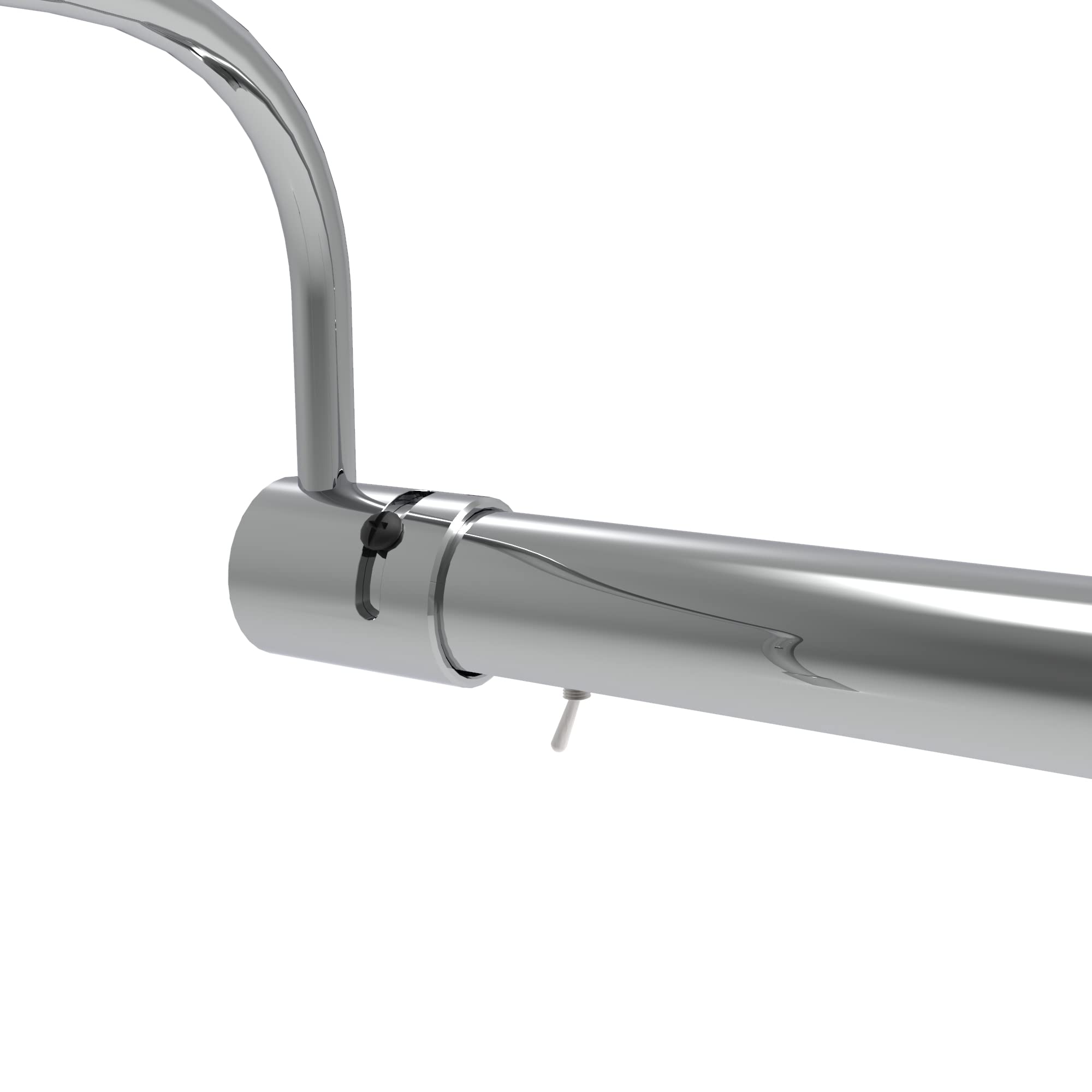 Cocoweb 16 Inch Tru-Slim Chrome LED Picture Light - Adjustable Arm, 2700K Warm White, Plug-in with Toggle Switch, Sleek Compact Design - Perfect for Artwork, Paintings, and Wall Decor Illumination