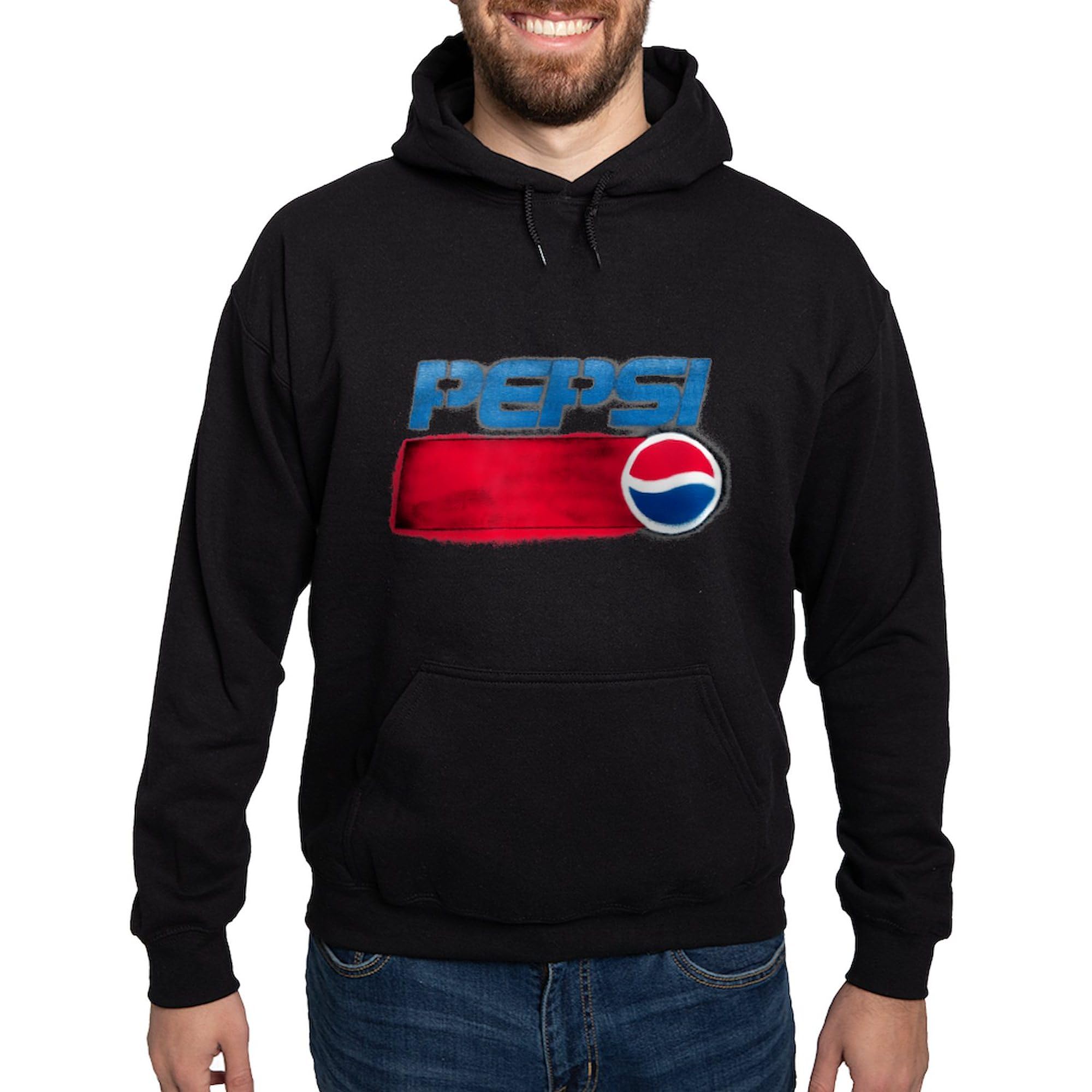 Pepsi Hoodie for Men - Dark Regular Fit Pullover Sweatshirt | Casual Wear & Street Style