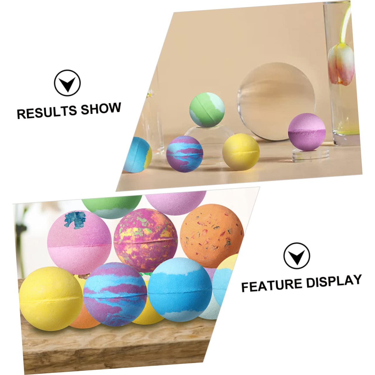 Balacoo 12-Piece Colorful Spa Bath Balls Set (64g) | Rejuvenating Bath Bubbles for Smooth, Glowing Skin | Fresh Scent | Perfect Gift for Relaxation & Self-Care