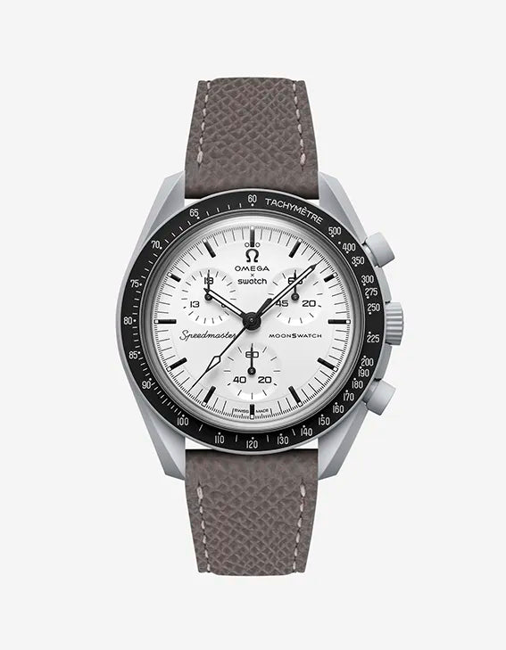 Premium Leather Watch Straps for Omega X Swatch MoonSwatch 1965 - Replacement Bands for Men & Women - Perfect for Casual, Business & Special Occasions