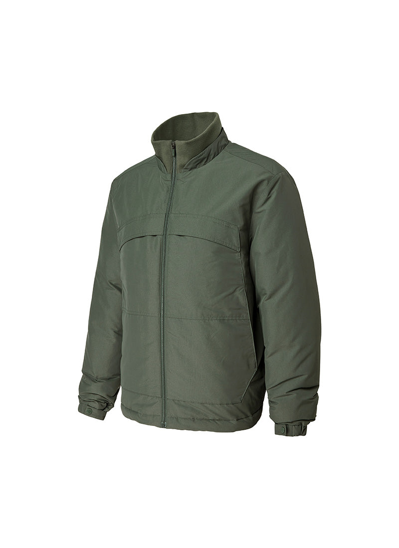 Women's High Neck Goose Down Blouson Jacket - Warm Winter Puffer Coat for Outdoor Activities & Casual Wear