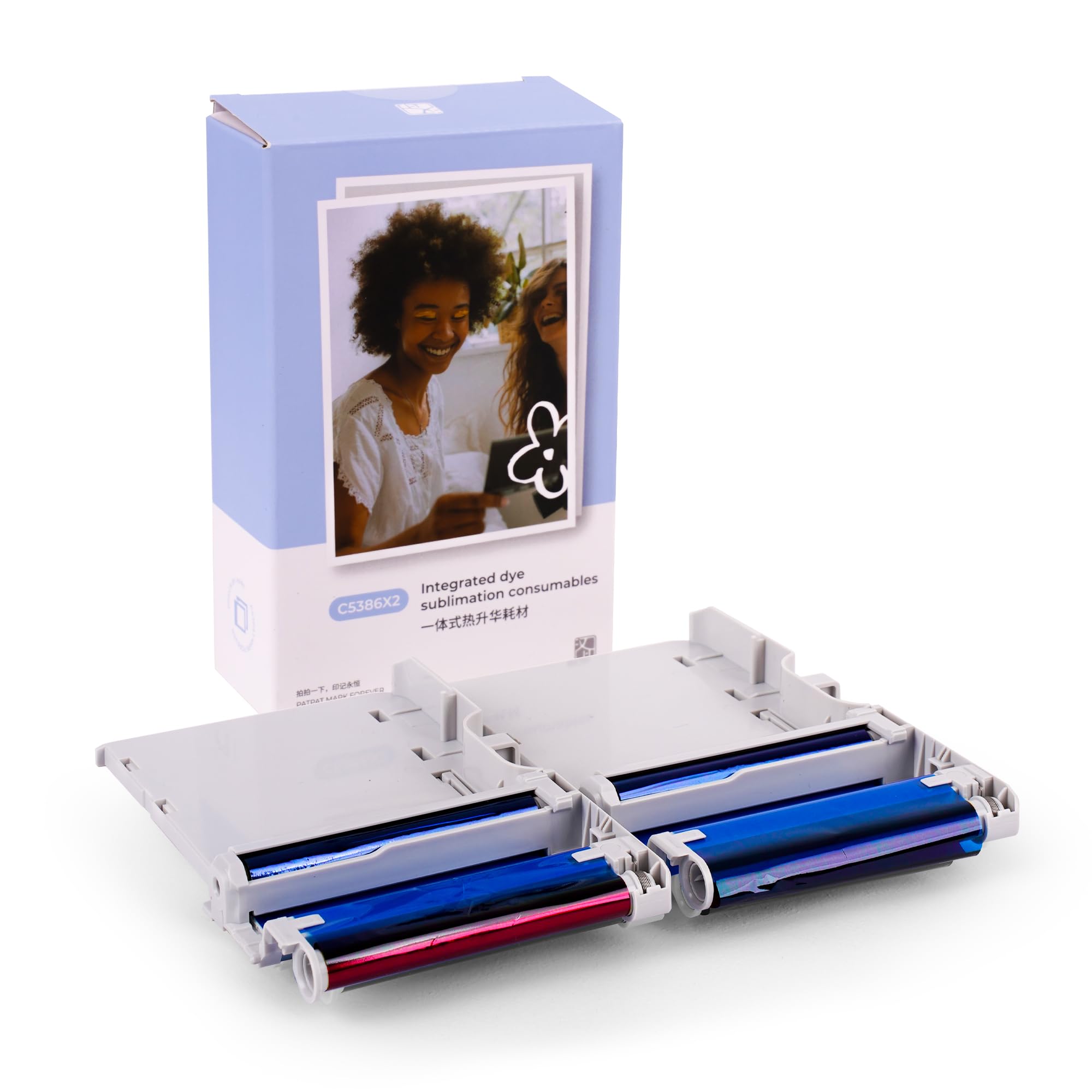 HPRT CP2100 Compatible 20-Sheet Photo Paper Cartridge - High-Quality One-Piece Design for Portable Phone Printer | Perfect for Instant Photos, Travel Memories & DIY Projects