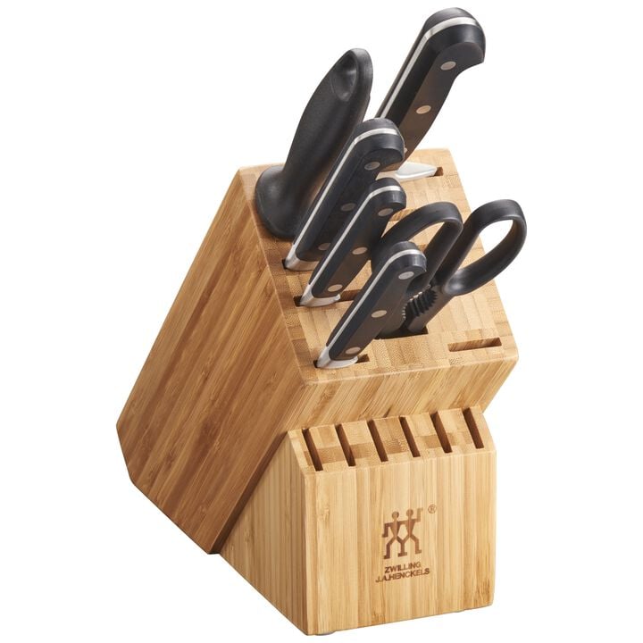 ZWILLING Professional S 7-Piece Knife Set with Block - Chef Knife, Utility Knife, Paring Knife - High Carbon Stainless Steel - Perfect for Home Kitchen & Professional Cooking